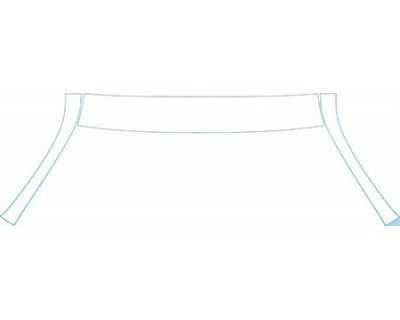 PAINT PROTECTION KIT - 2004 TOYOTA RAV4 BASE MODEL ROOF A-PILLAR KIT - PRECUT PPF CLEAR BRA WRAP