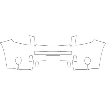 2007 TOYOTA RAV4 BASE  Upper Bumper (plate Cut Out) Kit