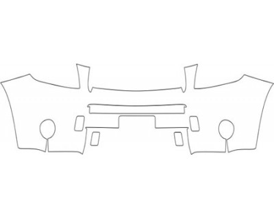 2006 TOYOTA RAV4 BASE  Upper Bumper (plate Cut Out) Kit