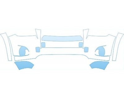 PAINT PROTECTION KIT - 2010 TOYOTA RAV4 LIMITED  BUMPER(LIMITED) KIT - PRECUT PPF CLEAR BRA WRAP