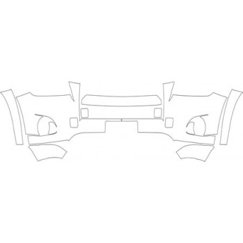 2010 TOYOTA RAV4 LIMITED  Bumper With Plate Cut Out(limited) Kit
