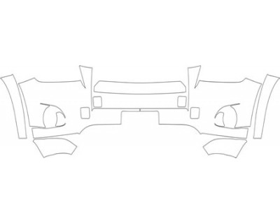 2011 TOYOTA RAV4 LIMITED  Bumper With Plate Cut Out(limited) Kit