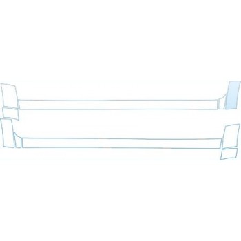 PAINT PROTECTION KIT - 2010 TOYOTA RAV4 LIMITED  ROCKERS(LIMITED) KIT - PRECUT PPF CLEAR BRA WRAP