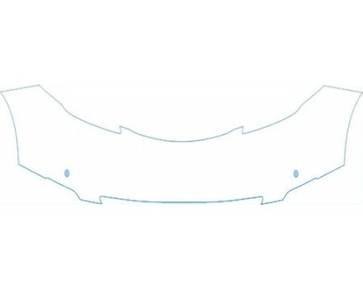 PAINT PROTECTION KIT - 2009 TOYOTA SIENNA XLE UPPER BUMPER WITH SENSORS KIT - PRECUT PPF CLEAR BRA WRAP