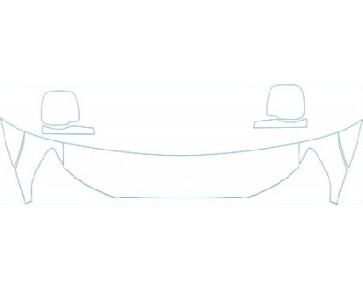 2008 TOYOTA TACOMA X-RUNNER  Hood Fender Mirror Kit - PRECUT PPF CLEAR BRA WRAP