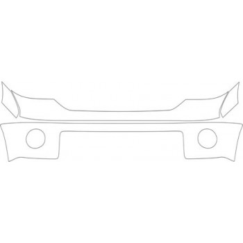 2012 TOYOTA TUNDRA DOUBLE CAB SR5 Upper And Lower Bumper Kit