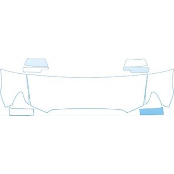 2008 TOYOTA TUNDRA DOUBLE CAB LIMITED Hood Fender Mirror Kit - PRECUT PPF CLEAR BRA WRAP