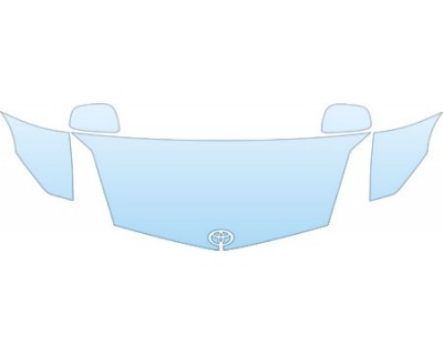 2009 TOYOTA PRIUS BASE  Hood Fender Mirror Kit - PRECUT PPF CLEAR BRA WRAP