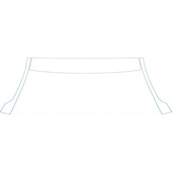 PAINT PROTECTION KIT - 2008 TOYOTA YARIS LIFTBACK 3 DOOR ROOF A-PILLAR KIT - PRECUT PPF CLEAR BRA WRAP