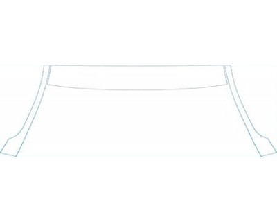 PAINT PROTECTION KIT - 2008 TOYOTA YARIS LIFTBACK 3 DOOR ROOF A-PILLAR KIT - PRECUT PPF CLEAR BRA WRAP