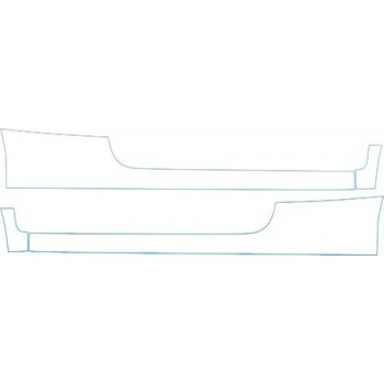 PAINT PROTECTION KIT - 2008 TOYOTA YARIS LIFTBACK 3 DOOR ROCKERS KIT - PRECUT PPF CLEAR BRA WRAP