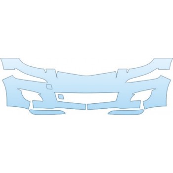 PAINT PROTECTION KIT - 2010 TOYOTA YARIS LIFTBACK 3 DOOR LOWER BUMPER KIT - PRECUT PPF CLEAR BRA WRAP