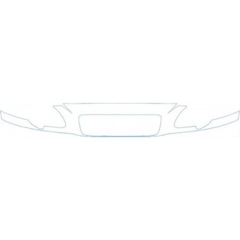PAINT PROTECTION KIT - 2001 VOLVO S60 GRILLE KIT- W/WASHERS - PRECUT PPF CLEAR BRA WRAP