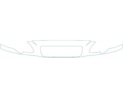 PAINT PROTECTION KIT - 2001 VOLVO S60 GRILLE KIT- W/WASHERS - PRECUT PPF CLEAR BRA WRAP