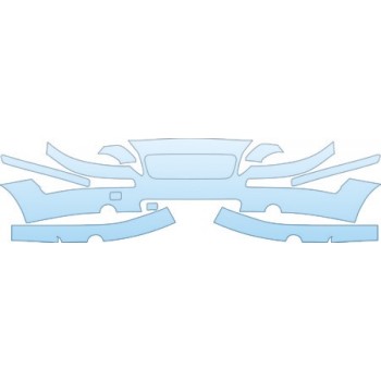 Precut PPF Kit – Clear Bra Paint Protection Film PAINT PROTECTION KIT - 2008 VOLVO S60 T5 BUMPER KIT - PRECUT PPF CLEAR BRA WRAP