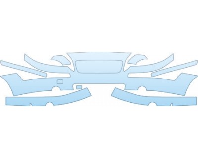 PAINT PROTECTION KIT - 2008 VOLVO S60 T5 BUMPER KIT - PRECUT PPF CLEAR BRA WRAP