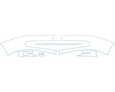 PAINT PROTECTION KIT - 2003 VOLVO C70 LOWER BUMPER - PRECUT PPF CLEAR BRA WRAP