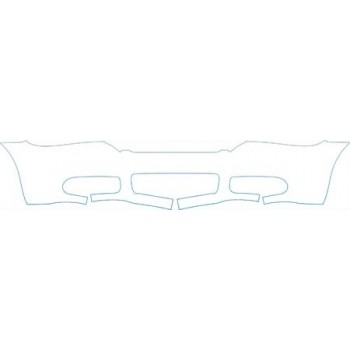 PAINT PROTECTION KIT - 2010 VOLVO C70 T5  LOWER BUMPER KIT - PRECUT PPF CLEAR BRA WRAP