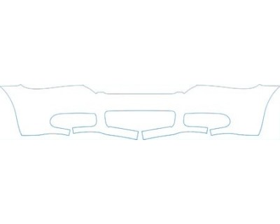 PAINT PROTECTION KIT - 2010 VOLVO C70 T5  LOWER BUMPER KIT - PRECUT PPF CLEAR BRA WRAP