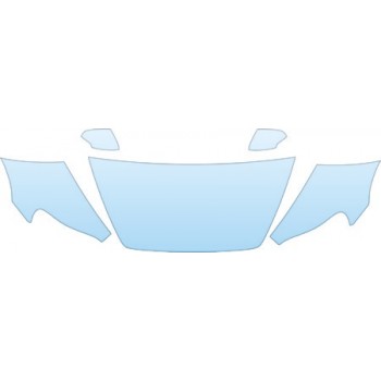 PAINT PROTECTION KIT - 2010 VOLVO C70 T5  HOOD FENDER MIRROR KIT - PRECUT PPF CLEAR BRA WRAP