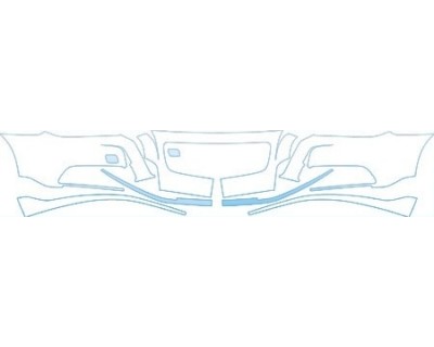 PAINT PROTECTION KIT - 2011 VOLVO V70 3.2 BUMPER KIT - PRECUT PPF CLEAR BRA WRAP
