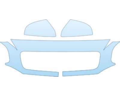 PAINT PROTECTION KIT - 2004 VOLVO S80 MIRROR GRILLE KIT - PRECUT PPF CLEAR BRA WRAP