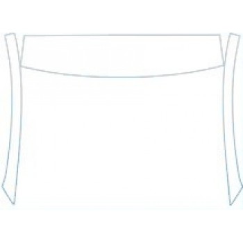 PAINT PROTECTION KIT - 2008 VOLVO C30 T5 ROOF A-PILLAR KIT - PRECUT PPF CLEAR BRA WRAP