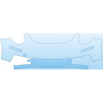 PAINT PROTECTION KIT - 2006 VOLKSWAGEN NEW BEETLE 2.5 CONVERTIBLE BUMPER KIT - PRECUT PPF CLEAR BRA WRAP