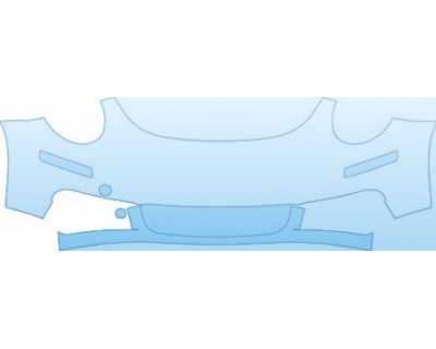 PAINT PROTECTION KIT - 2006 VOLKSWAGEN NEW BEETLE 2.5 CONVERTIBLE BUMPER KIT - PRECUT PPF CLEAR BRA WRAP