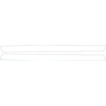 PAINT PROTECTION KIT - 2006 VOLKSWAGEN NEW BEETLE BASE DOOR SILL AND ROCKER KIT - PRECUT PPF CLEAR BRA WRAP