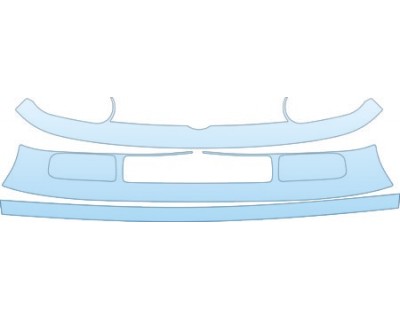 PAINT PROTECTION KIT - 2000 VOLKSWAGEN GTI LIMITED BUMPER KIT - PRECUT PPF CLEAR BRA WRAP