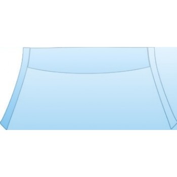 PAINT PROTECTION KIT - 2009 VOLKSWAGEN RABBIT 4 DOOR ROOF A-PILLAR KIT - PRECUT PPF CLEAR BRA WRAP