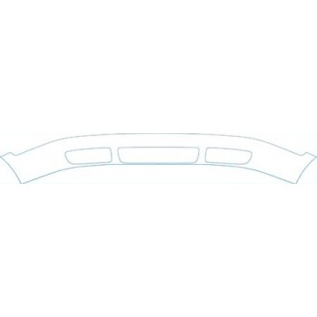 PAINT PROTECTION KIT - 2005 VOLKSWAGEN JETTA VALUE EDITION 2.5L PZEV LOWER BUMPER KIT - PRECUT PPF CLEAR BRA WRAP