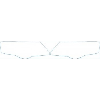 2008 VOLKSWAGEN PASSAT LUXURY SEDAN Headlights Kit - PRECUT PPF CLEAR BRA WRAP