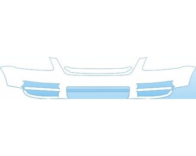 PAINT PROTECTION KIT - 2006 VOLKSWAGEN TOUAREG V6 BUMPER KIT - PRECUT PPF CLEAR BRA WRAP