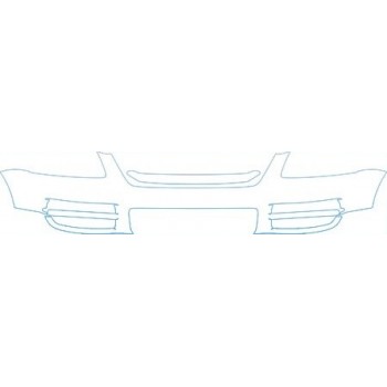 PAINT PROTECTION KIT - 2005 VOLKSWAGEN TOUAREG V8 V8 BUMPER KIT - PRECUT PPF CLEAR BRA WRAP