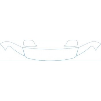 2006 VOLKSWAGEN TOUAREG V8  Hood Fender Mirror Kit - PRECUT PPF CLEAR BRA WRAP