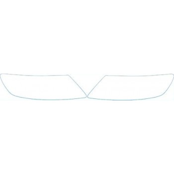 PAINT PROTECTION KIT - 2005 VOLKSWAGEN PHAETON TURBO HEADLIGHTS KIT - PRECUT PPF CLEAR BRA WRAP