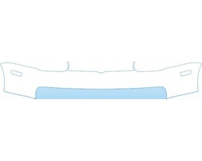 PAINT PROTECTION KIT - 2005 VOLKSWAGEN GOLF R-32 BASE TOP BUMPER KIT - PRECUT PPF CLEAR BRA WRAP
