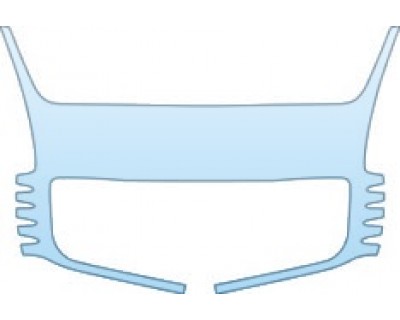 PAINT PROTECTION KIT - 2009 VOLKSWAGEN GOLF R-32 GRILLE KIT - PRECUT PPF CLEAR BRA WRAP