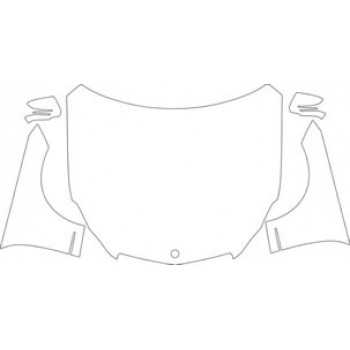 2012 MERCEDES-BENZ E-CLASS CABRIOLET BASE 550 Full Hood Fender Mirrors Kit