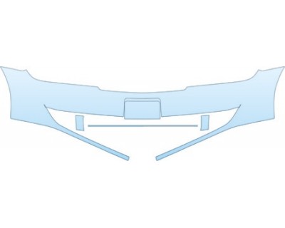 PAINT PROTECTION KIT - 2008 FORD TAURUS BASE BUMPER(30 INCH) KIT - PRECUT PPF CLEAR BRA WRAP