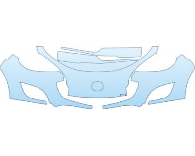 PAINT PROTECTION KIT - 2010 MAZDA MX-5 MIATA SPORT  BUMPER(30 INCH) KIT - PRECUT PPF CLEAR BRA WRAP