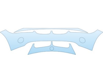 PAINT PROTECTION KIT - 2003 BMW Z4 BUMPER- THREE PIECES - PRECUT PPF CLEAR BRA WRAP