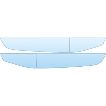 PAINT PROTECTION KIT - 2003 BMW Z4 DOORS KIT (BOTTOM OF DOORS) NOT FOR 2009 OR 2010 MODEL - PRECUT PPF CLEAR BRA WRAP