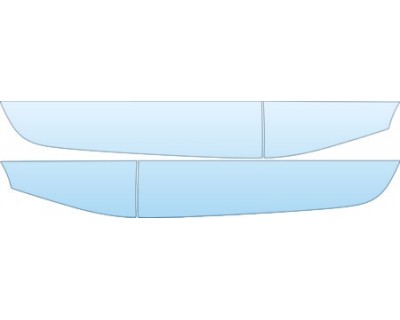 PAINT PROTECTION KIT - 2003 BMW Z4 DOORS KIT (BOTTOM OF DOORS) NOT FOR 2009 OR 2010 MODEL - PRECUT PPF CLEAR BRA WRAP