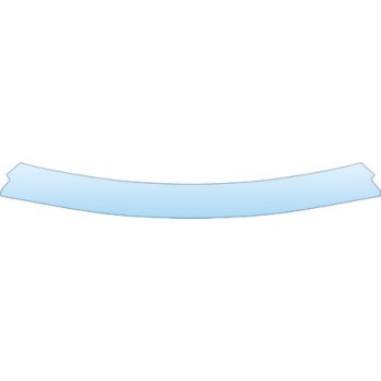 PAINT PROTECTION KIT - 2012 HYUNDAI ELANTRA TOURING SEDAN  REAR BUMPER DECK KIT - PRECUT PPF CLEAR BRA WRAP