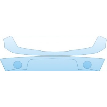 PAINT PROTECTION KIT - 2011 NISSAN FRONTIER XE BASE BUMPER KIT - PRECUT PPF CLEAR BRA WRAP