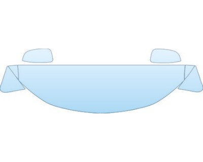 2008 MITSUBISHI OUTLANDER XLS  Hood Fender Mirror Kit - PRECUT PPF CLEAR BRA WRAP