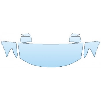 PAINT PROTECTION KIT - 2016 DODGE JOURNEY RT HOOD FENDERS MIRRORS - PRECUT PPF CLEAR BRA WRAP